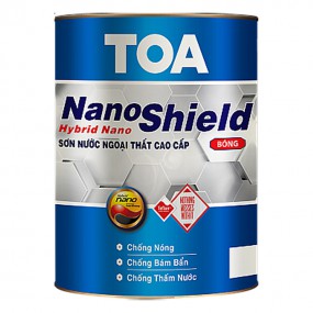 Sơn ngoại thất cao cấp TOA Nanoshield bóng - 15L